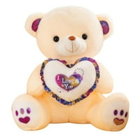 Cartoon Plish lutka, crtani medvjed srčani jastuk igračka za rođendan Djevojkom dame poklon Početna