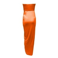 Cotonie ženska ljetna tiskarska haljina za haljinu s dugačkom haljinom splitske haljine