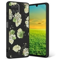 Floral-telefonska futrola, deginirana za Samsung Galaxy A Case Muškarci Žene, Fleksibilan silikonski