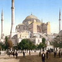Ispis: džamija Svetog Sofije, Carigrad, Turska, 1890