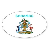 Cafepress - Bahami grb - naljepnica