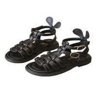 Rotosw Girl's Cipele Summer Gladijator Sandal Open TOE Sandale Comfort Sthrappy Flats Casual Rhinestone