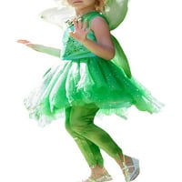 Kids Girl Halloween Fairy Cosplay kostim Cvijeće vijarska djevojka haljina višeslojni tutu tutu tutu