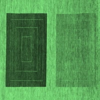 Ahgly Company Indoreni pravokutnik Sažetak Smaragdno zeleni modernim prostirkama, 2 '5'