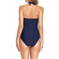Jedno kupaće kostim za žene Ležerne prilike sa punim križnim remenom V-izrez bikini kupaći kostimi Kupajući