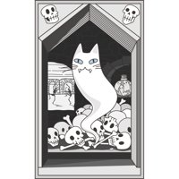 Ghost mačka Čuvar kriptanog mens crvenog grafičkog cimpata - dizajn od strane ljudi 2xl