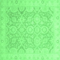 Ahgly Company Zatvoreni pravokutnik orijentalni smaragd zeleni tradicionalni prostirke, 2 '4 '