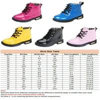 Harsuny Girls Boys Anketa Boot bočne patentne patentne patentne patentne čizme čipke Up up up up kratki