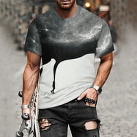 Kakina S Plus veličina Muška majica Čišćenje muškaraca Žene Proljeće Ljeto Casual Slim 3D tiskani kratki