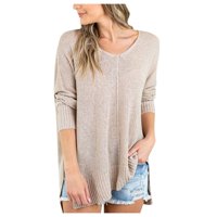 Žene Ležerne prilike dugih rukava Pleted džemper labav pulover Jumper Top odjeću za žene