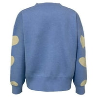 Jiyugala ženski džemperi za kardigan plus veličina topli meki pleteni džemper