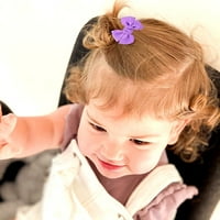 Dječja kosa veze sa lukovima za toddler elastični nosač konjskih repa male kose veze za djevojčice za