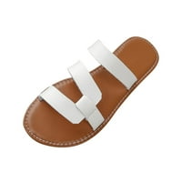 Qolati sandale za žene Dressy Ljeto Otvori nožni zapetljive ravne sandale prozračne hodanje boho plaže