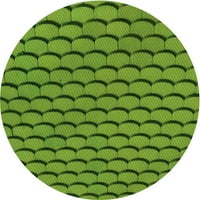 Ahgly Company u zatvorenom okruglom uzorkovima vanzemaljske zelene tepihe, 8 'krug
