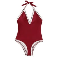 Ženski kupaći kostimi Tummy Control Plus size Korug kupaći kostimi Kupaći kostimi modni kupaći kostimi