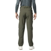 Auroural Big Muškarci Sportske hlače na otvorenom za muškarce Plus veličina Stretch pantalone za struku Fleece planinarske pantalone