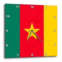 3Droza Kamerunska zastava - Zidni sat, prema