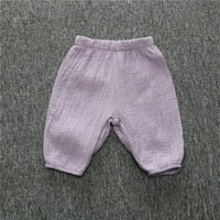 Negj Toddler Kids Baby Boy Girl Cotton posteljina Elastična osnovna harema duge hlače Bloomeru Casual