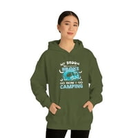 Obiteljskop LLC kampiranje za žene Camping Lady Thirt, smiješna Halloween Camper Tee, majica za ljubitelje kampiranja