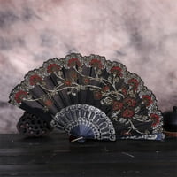 LowProfile Prijenosni mini obožavatelji kineski stil ples vjenčanica čipka od sjajnog preklopnog ručnog