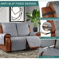 Ruaozz Vodootporni Recliner Sofa Cover Couch Pokriva 1-komad koji se može upravljati kaučem na razvlačenje