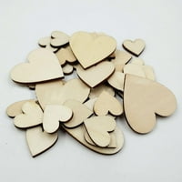 Drveni ukrasi u obliku srca ukrasi srca u obliku srca drveni drveni čips