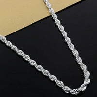Ayyufe ženski zavoj ugled bangle sterling srebrni šuplji lanac srebrni bljans manžetna charm kopka zabava