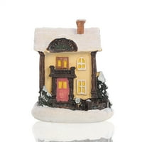 -GXG Lighting House Merry Božić LED svjetlo Snow Home Decor Xmas Window Ornament poklon, a