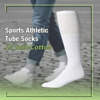 'Nbulk veleprodajne muške čarape za dugu cijev, pamučne velike i visoke cijevi veličine 13-