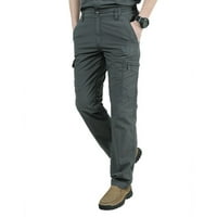 CLLIOS teretni pantalone za muškarce plus veličine Multi džepovi Hlače Radne taktičke pantalone Lounge Radne odjeće Teretne hlače