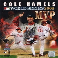 Cole Hamels World Series MVP portret plus sportska fotografija