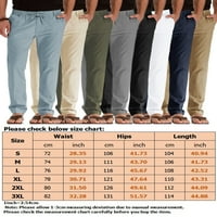 Ljetni Yoga Rukantne pantalone Ležerne prilike za hlače za crtanje Obične dna sa džepovima