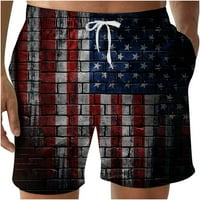 Muške sportske kratke hlače Americana USA zastava 4. srpnja Kupite trupe Brza suha atletska vježba aktivna