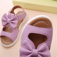 Odeerbi Toddler Kids Girls Princess Kožne cipele Lip otporne na lijepu preračur za bebe Bow cipele slatke