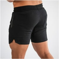 Essentials Muške kratke hlače Casual Classic Fit, Pribor za plažu, Muškarci Čvrsti prozračni fitnes
