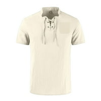 Gathrrgyp muški vrhovi, majice za muškarce ispod 5 dolara, muške modne majice u obliku majica i posteljine