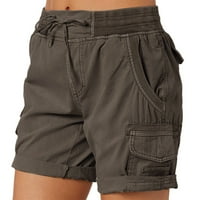 HGW Žene teretni kratke hlače Ljeto labave planinarske gaćice sa džepovima