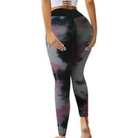 Baccoc Yoga hlače gamaše vježbanje dizanje vještačkih ženskih visokih joga struka hlače rušine joga