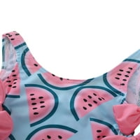Ljeto TODDLER NOVOCERN Slatko kupaći kostimi za bebe Vodenice Print U-oblikovani kupaći kostimi sa bowknot