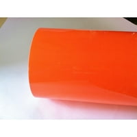 Fluorescentna narandžasta neonski znak vinila, samoljepljiva, 24 stopala