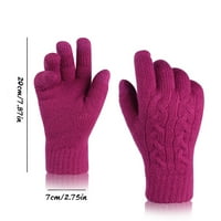 Neklizajuće rukavice zaslon za dodir žene žene zimske pletene tople rukavice žene zimski dodaci