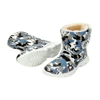 Daeful Womens Muške čizme za snijeg Fau Fur Winter Boot Mid Calf tople cipele Prozračno hodanje Neklizajućom