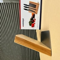 Blok magnetskog noža izrađen od drveta, držač magnetnog noža od bambusa bez neopređenog noža