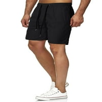 Duks za muškarce Jogger Teretana tekući joga kratke hlače Klasična puna boja Brzi suhi deblo sa elastičnim