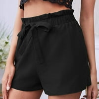 Lopecy-Sta Fashion Women znojne kratke hlače Ljetna casual labava bandag, kratke hlače velike struke