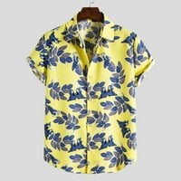 Muška košulja Etnička štampa Ležerne prilike modne bluze kratkih rukava Muški vrhovi