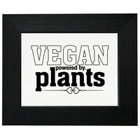 Vegan Pokreće postrojenja Jednostavan klasični uokvireni print zidni ili opcije nosača