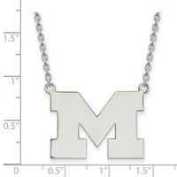 Sterling S. RH-P Logoart Michigan veliki privjesak sa ogrlicom; ; za odrasle i tinejdžere; Za žene i