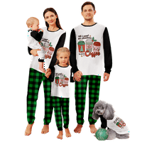 Parovi koji odgovaraju pidžami pamučna spavaća odjeća Porodični Božićni PJS postavljen za dječake