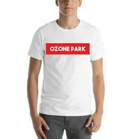 2xl Super crveni blok ozonski park kratkih rukava pamučna majica s nedefiniranim poklonima